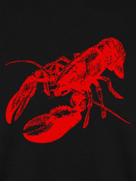 Bold Red Lobster Graphic Design