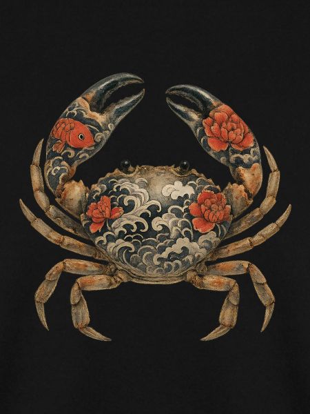Yakuza-Krabbe – Tinte auf Schale