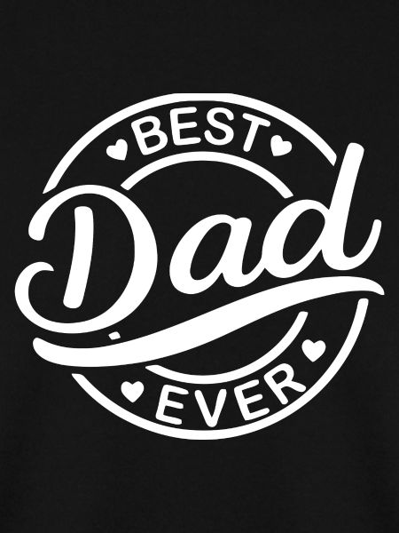 Best Dad Ever Badge Design