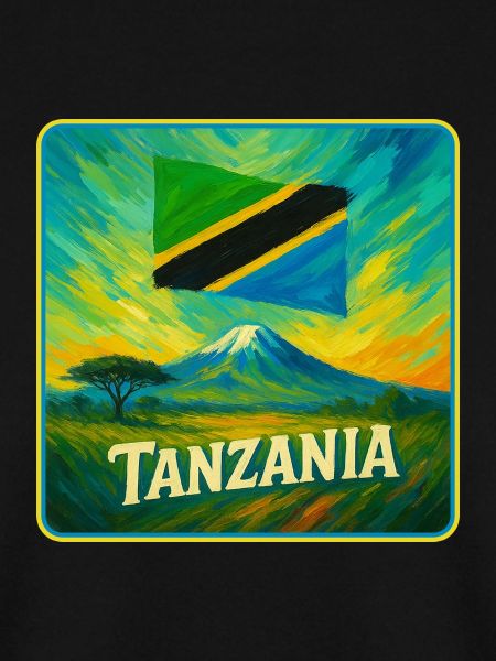 Tansania Flaggen Design