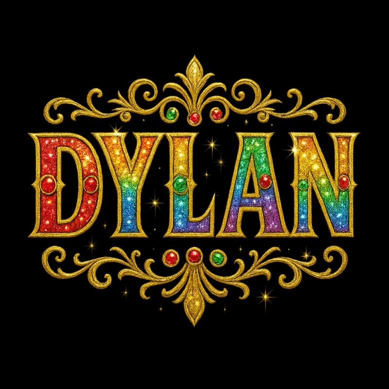 DYLAN Glitzer Gold Pailletten