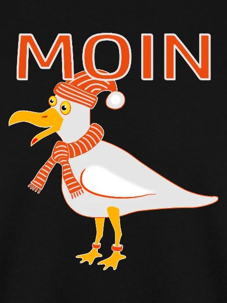 Funny seagull with cap