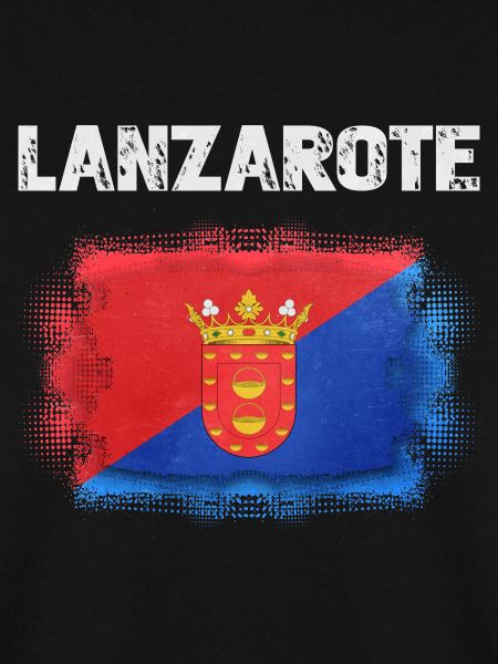 Lanzarote Flagge mit Wappen