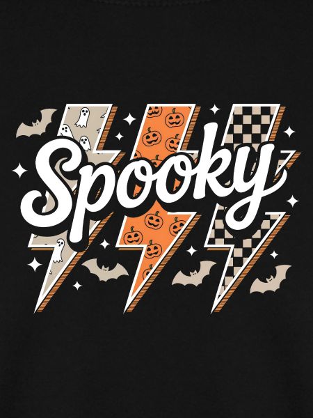 Gruseliger Retro Blitz Halloween