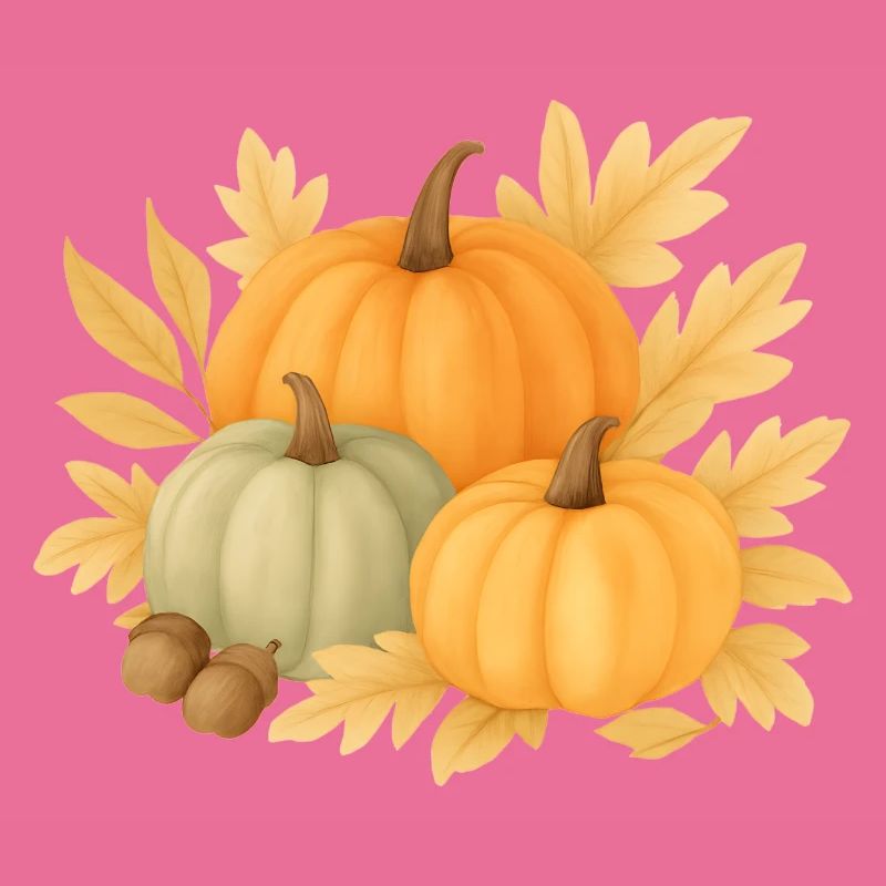  Herbstliche Kürbisse