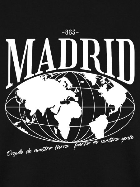 Globaler Stadtplan Madrid Geschenk