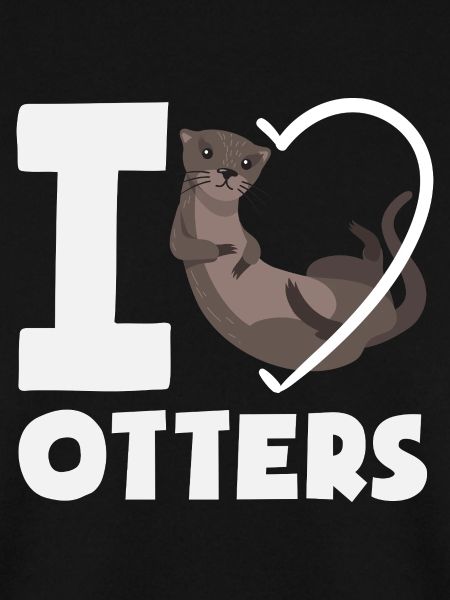 Seeotter Cartoon Herz