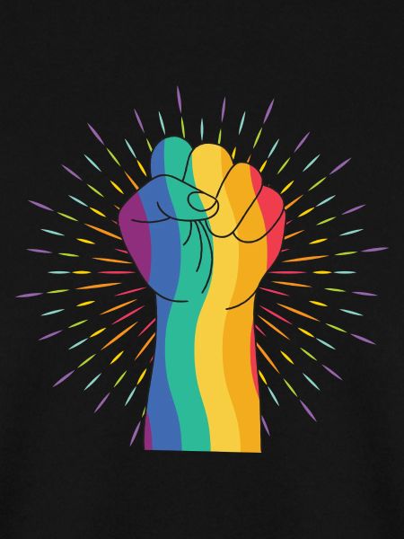 Regenbogenfist der Vielfalt