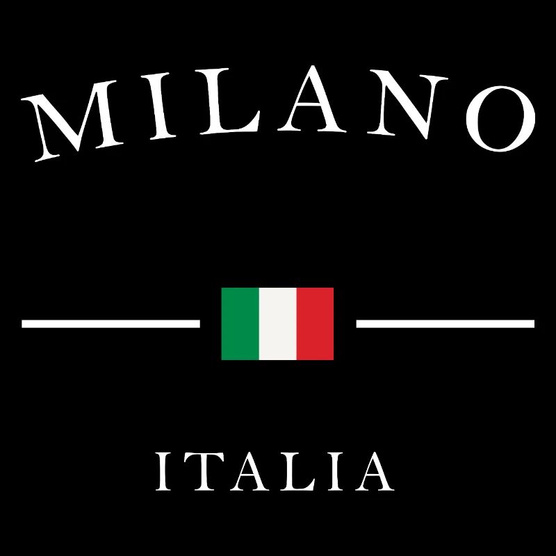 Mailand Italien Logo Noir