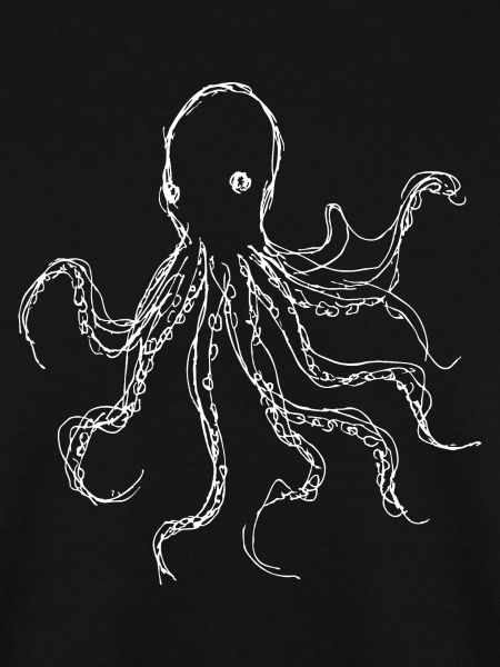 Bold Ink Octopus Line Art