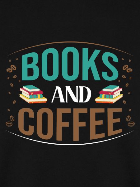 Bücher und Kaffee Motiv