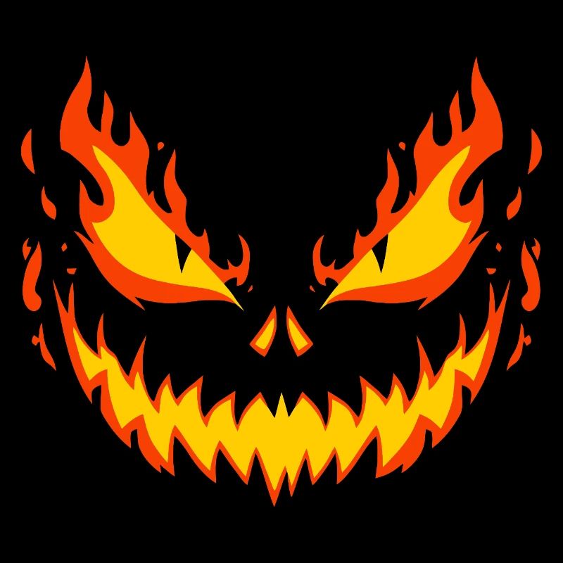 Inferno-Schädelgrinsen