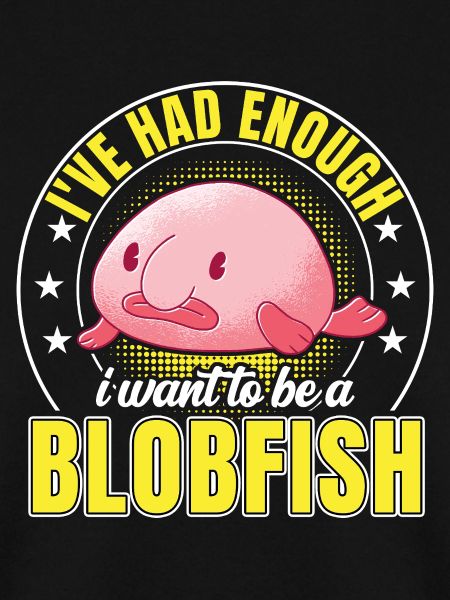 Blobfisch habe genug Lustiger Blobfisch