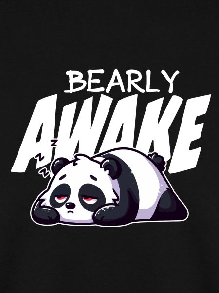 Früh erwachen Panda Illustration