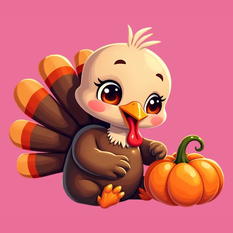 Bébé dinde de Thanksgiving