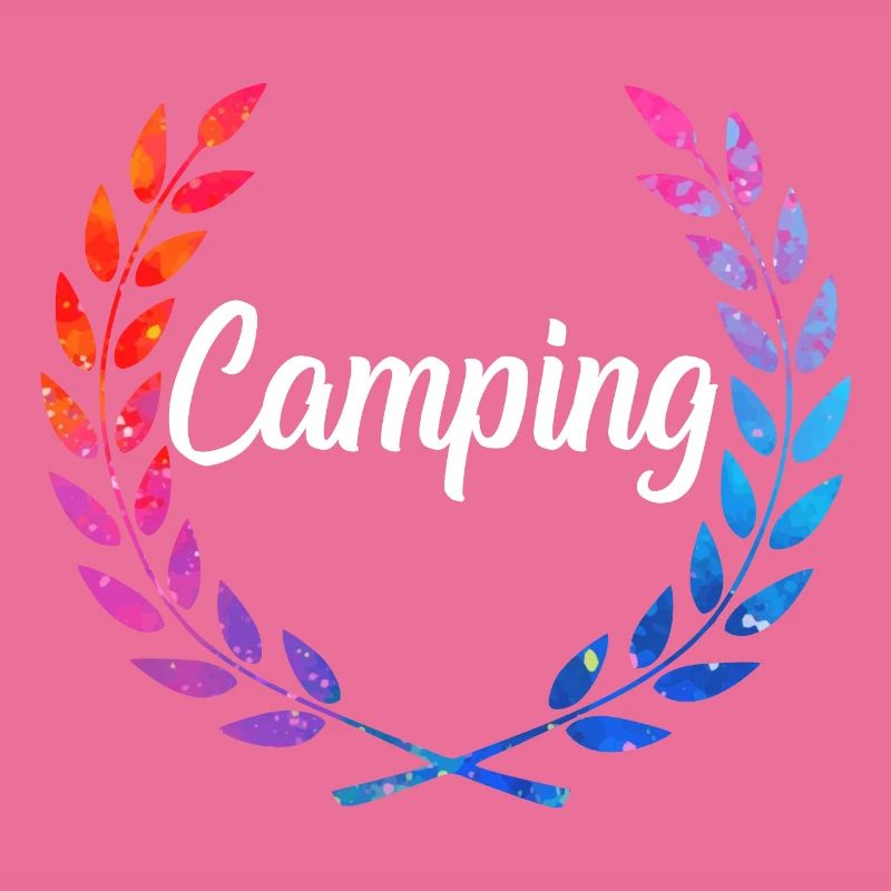 Camping Farblaurel Script