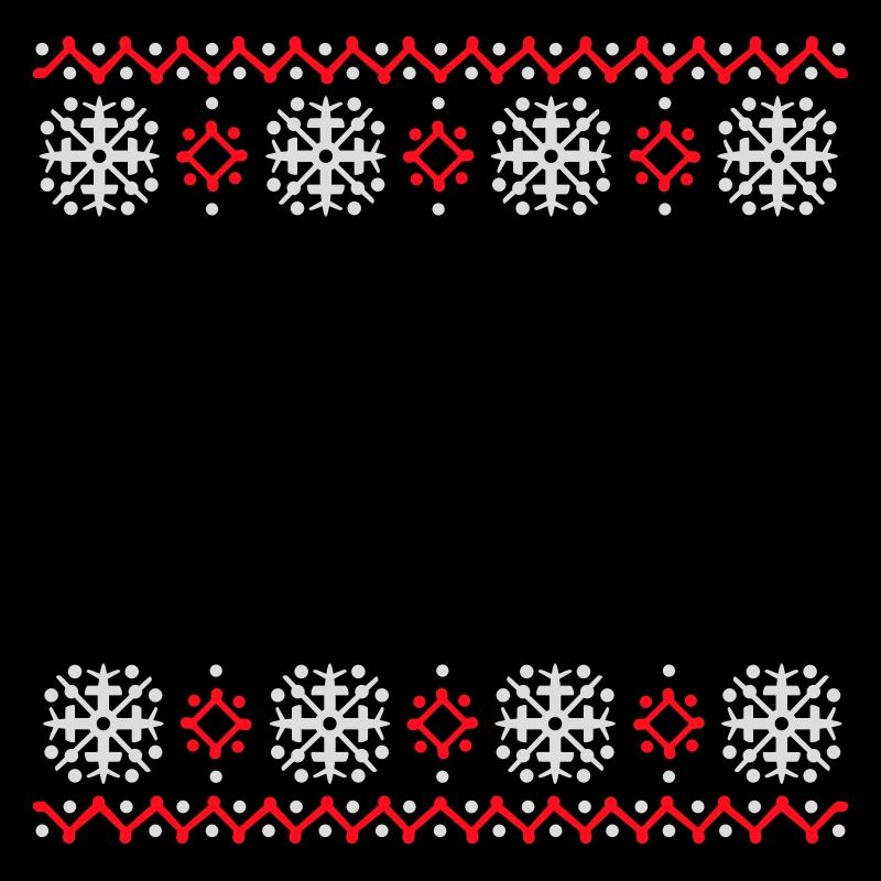pull moche motif de Noël flocons de neige cool