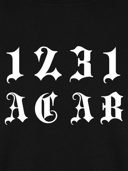 Gothic Monogramm 1231