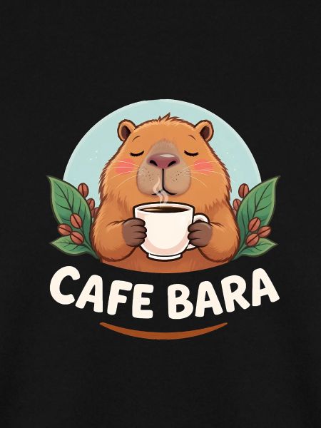 Café Bara - Lustiges Capybara T-Shirt