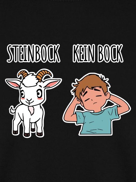 Steinbock - Kein Bock - verschiedene Dinge