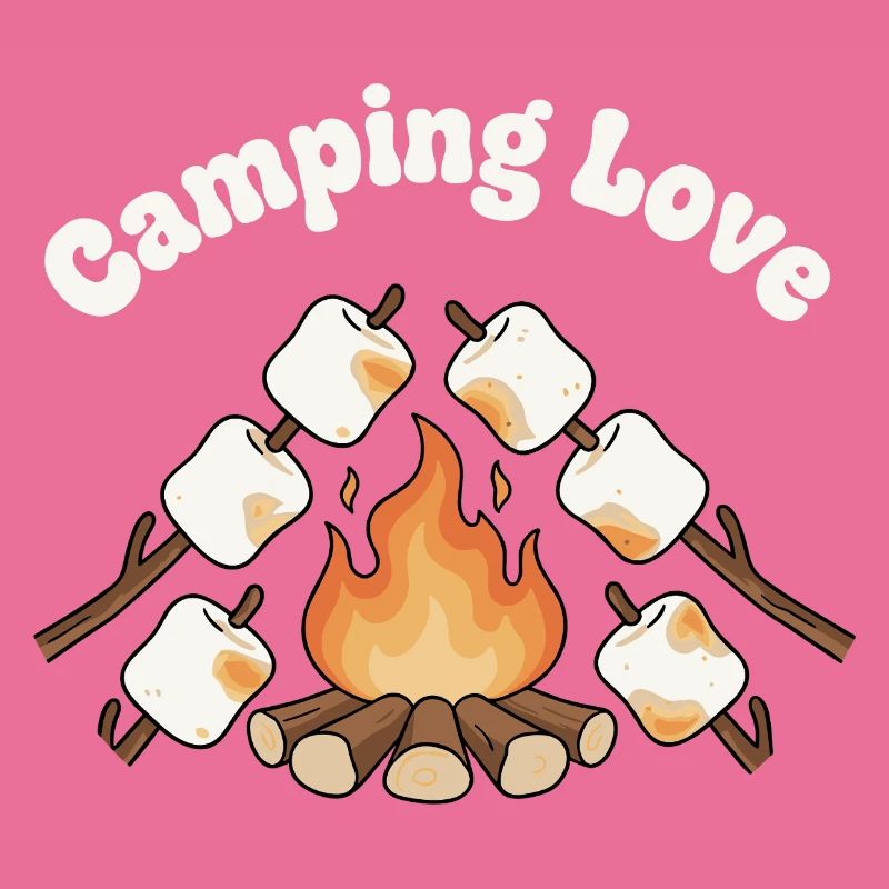Lagerfeuer Liebe Marshmallows