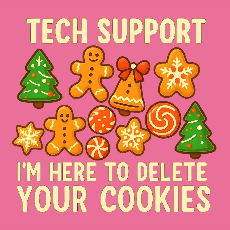 Support technique Cookie Noël Mème
