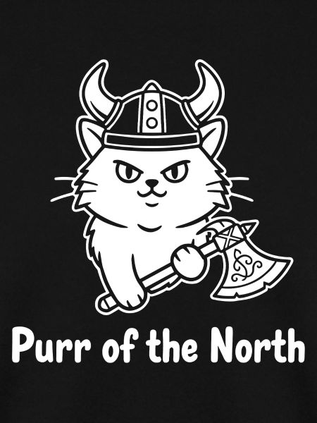 Viking Katze mit Axt