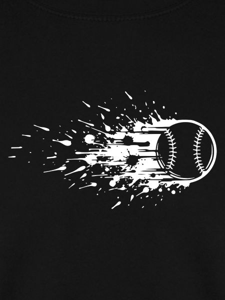 Energetic Baseball Art