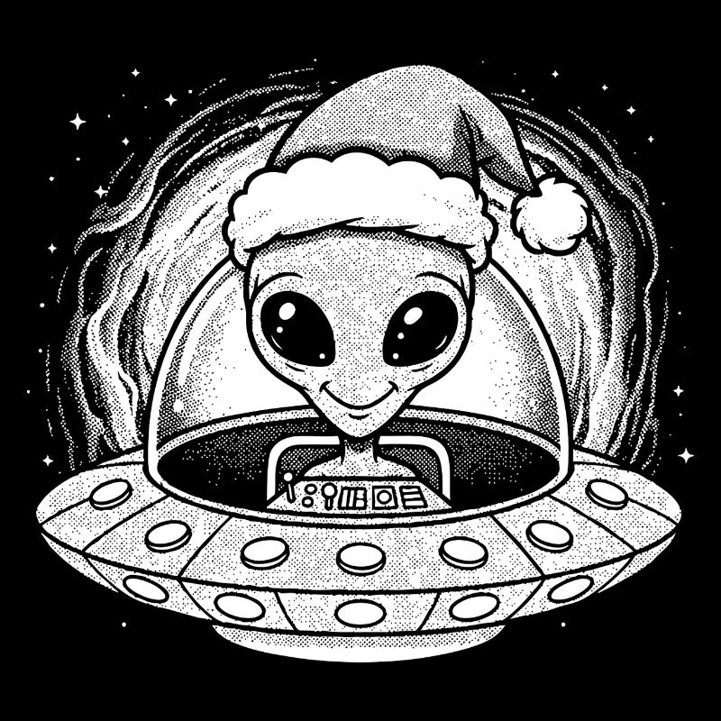 Winteralien im UFO Santa