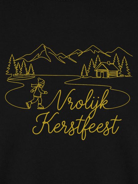 Vrolijk Kerstfeest Christmas winter landscape