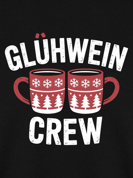 Glühwein Crew Frohe Weihnachten Weihnachtsmarkt