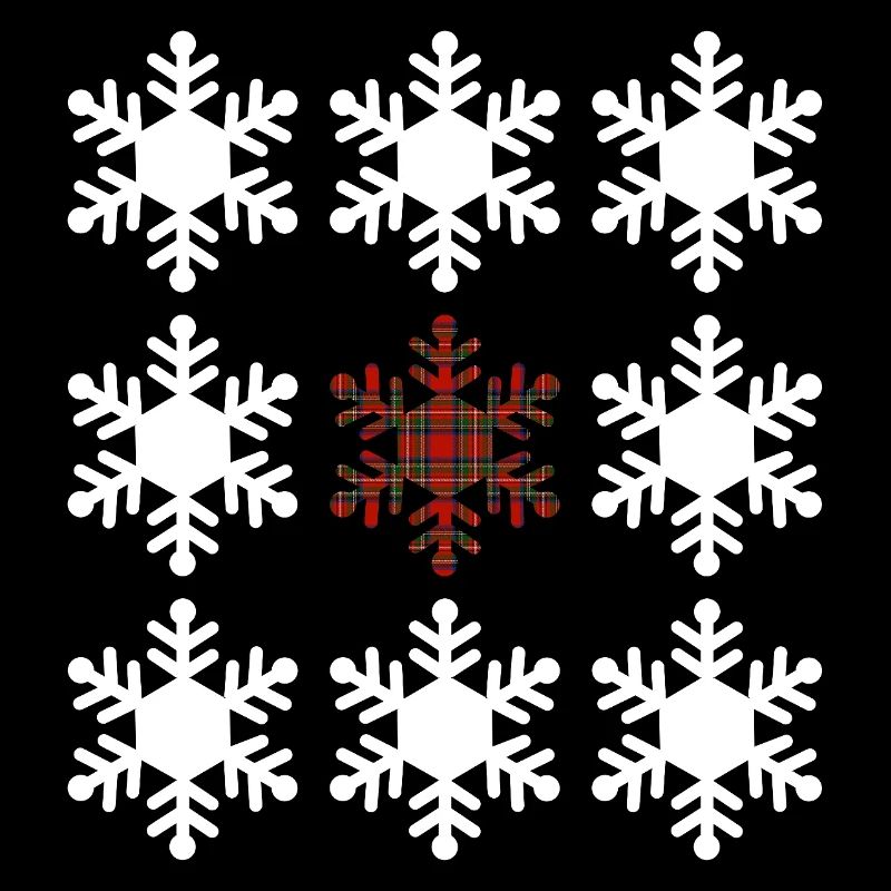 Tartan-Schneeflocke