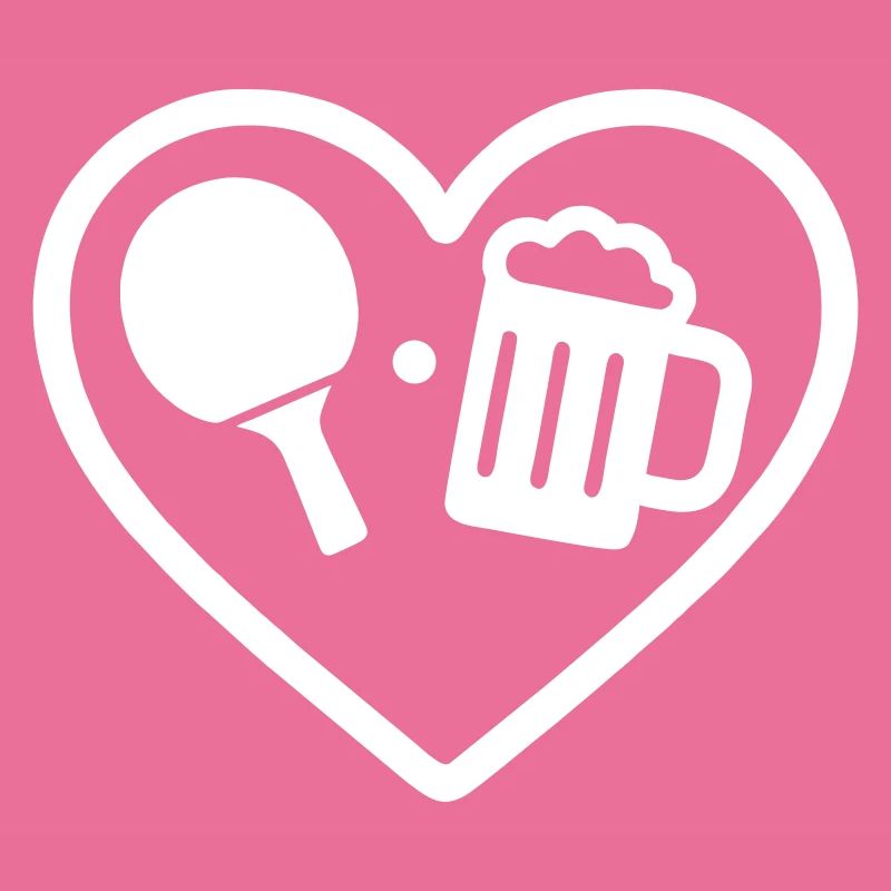 Heart Ping-Pong Bier