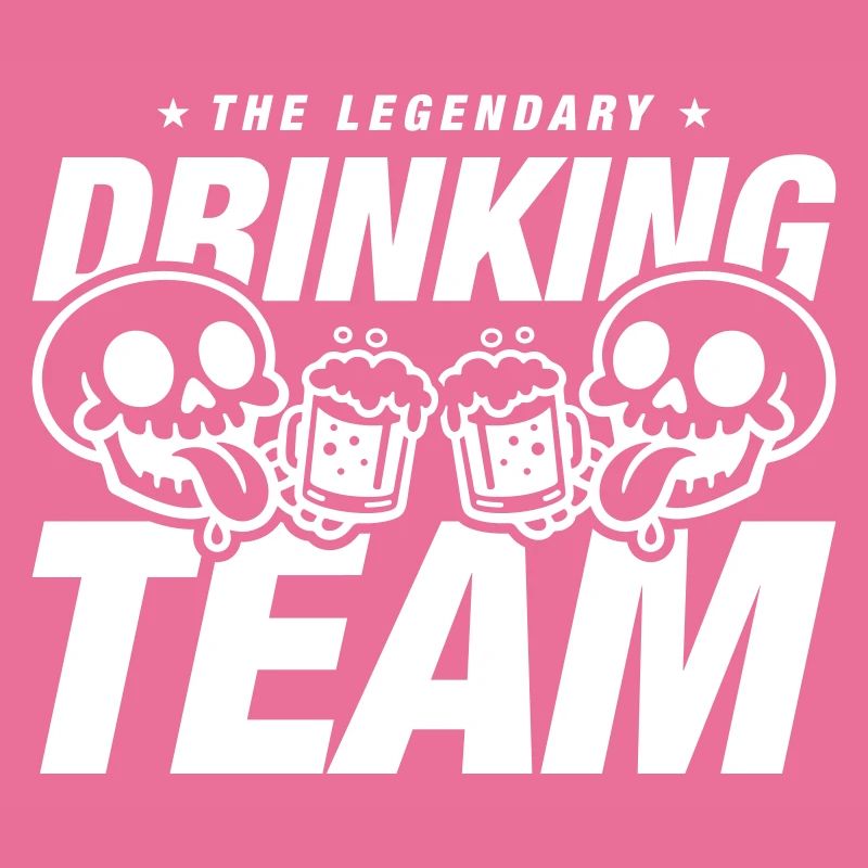 Drinking Team Skelett Bier
