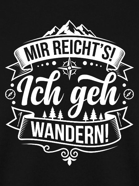 Ich geh Wandern Berglogo