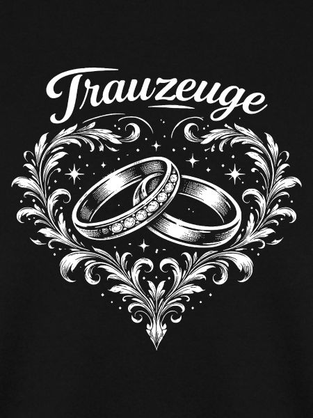 Trauung Herzringe Ornament