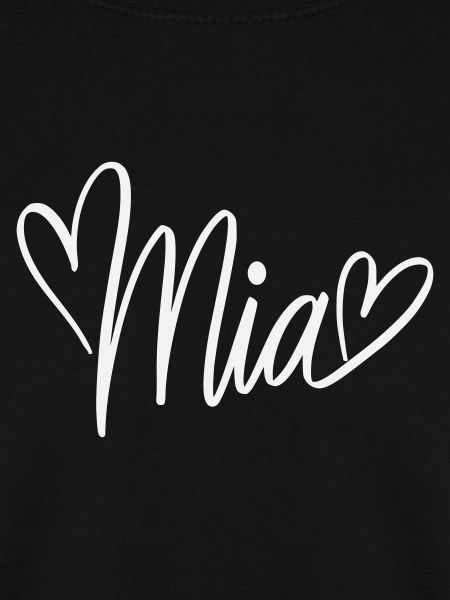 Mia Namendesign mit Herzen
