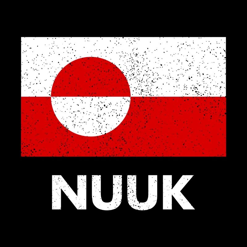 Drapeau du Groenland - Nuuk - Grönland - Danemark du Danemark