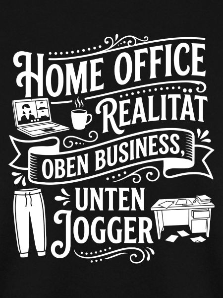 Homeoffice Realität: Jogging statt Anzug