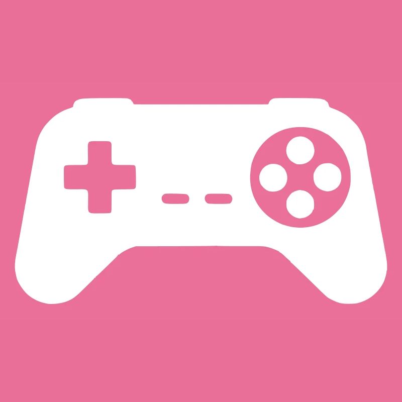 Retro Gamepad Silhouette
