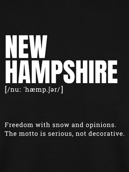 New Hampshire Schneetext