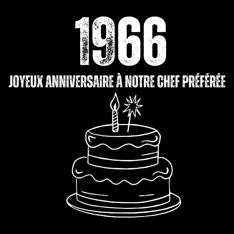 1966 Joyeux Anniversaire Père Préféré Cake