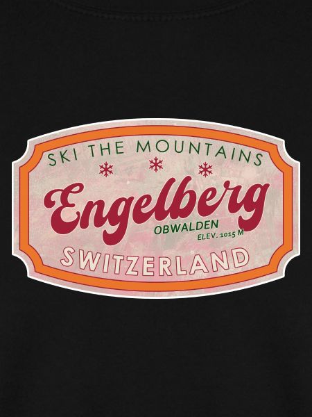 Engelberg Schweiz Skigebirge-Abzeichen