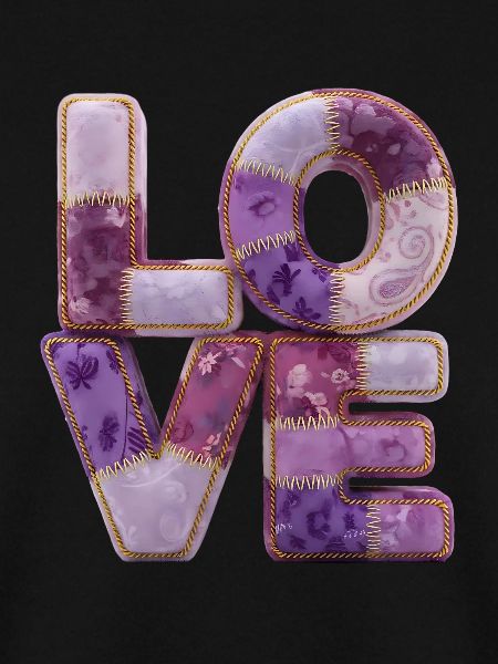 Patchwork Love Quiltlook Schriftzug