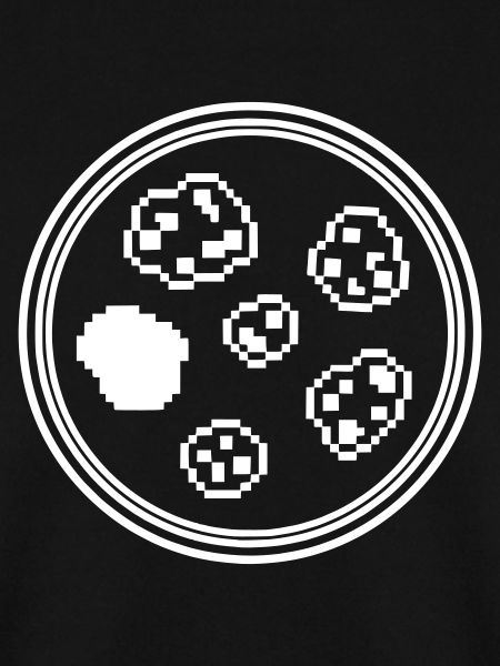 Petrischale Pixel Art Bakterien
