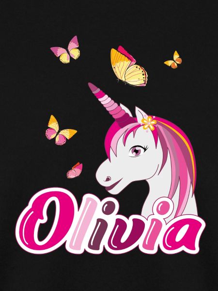 Olivia Einhorn mit Schmetterlingen