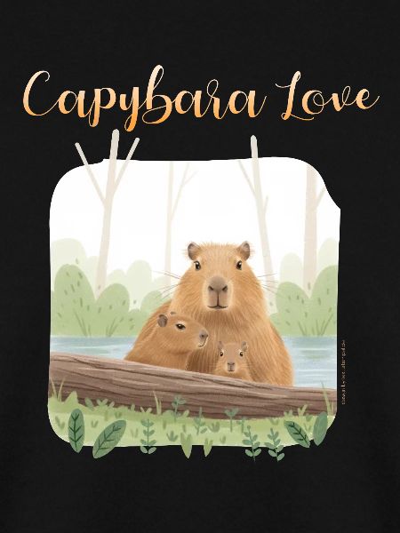 T-Shirt-Design „Capybara Love“