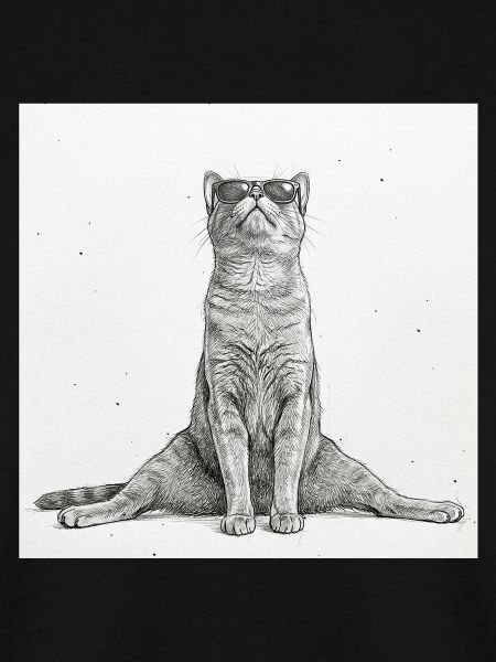 Coole Katze Yoga Spagat