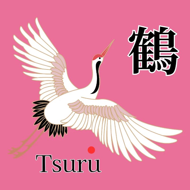 Tsuru Flugkunst Kanji