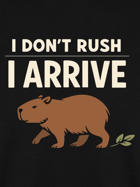 Niedlicher Capybara-stressabbau, Kein Stress,